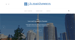 Desktop Screenshot of matthewson.com