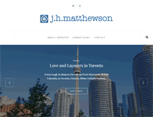 Tablet Screenshot of matthewson.com